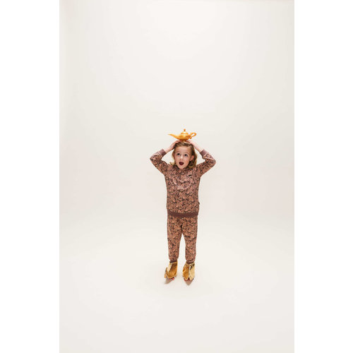 Charlie Choe Charlie Choe meisjes pyjama aop Grey Brown