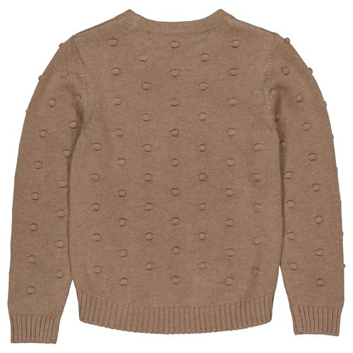 LEVV Levv meiden sweater Ana Brown Sesam