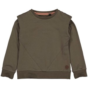 LEVV Levv meisjes sweater Boanne Green Leaf