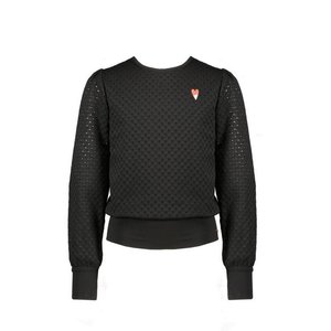 NoNo NoNo meisjes sweater Koss Anthracite