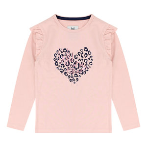 Koko Noko Koko Noko meisjes shirt met hartjes print Pink