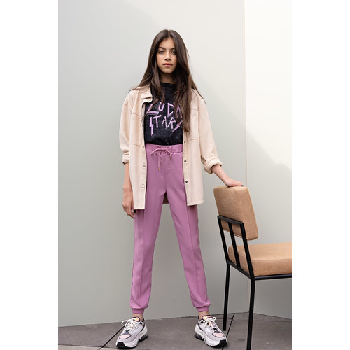 NoBell NoBell meiden nette dunne broek Suna Mauve Mist