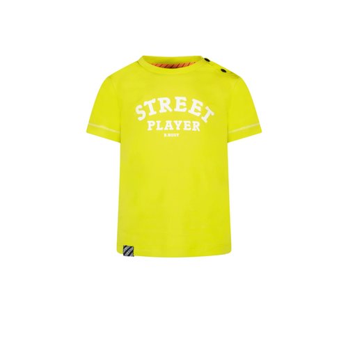 B.Nosy B.Nosy baby jongens t-shirt Street Player Lime