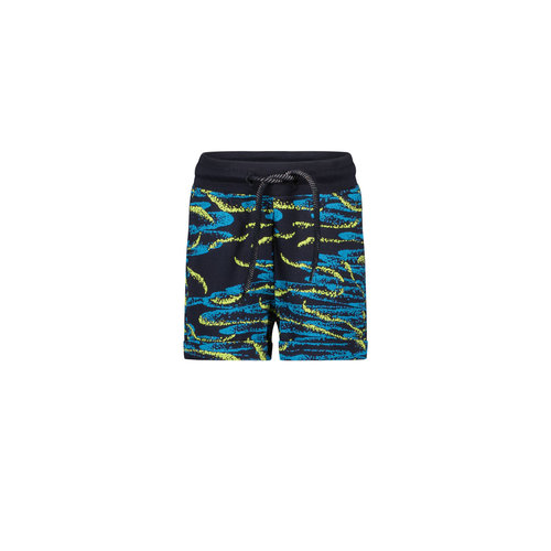 B.Nosy B.Nosy baby jongens korte joggingbroek Underwater aop