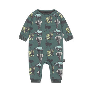 Charlie Choe Charlie Choe baby jongens pyjama Wild Animals Green