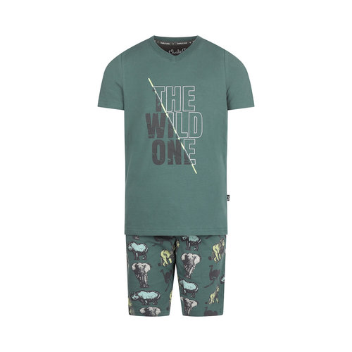 Charlie Choe Charlie Choe jongens pyjama The Wild One Green