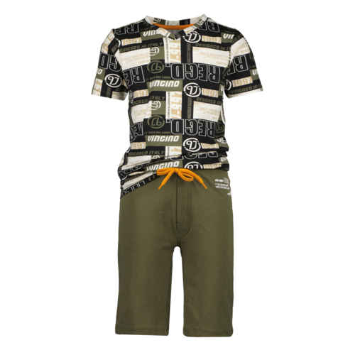Vingino Vingino jongens pyjama Weza Army Green Vingino Vingino jongens pyjama Weza Army Green