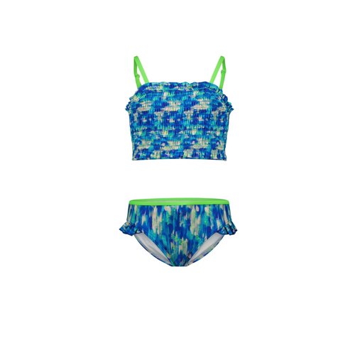 B.Nosy B.Nosy meisjes bikini gesmokt met Aquarel Art aop