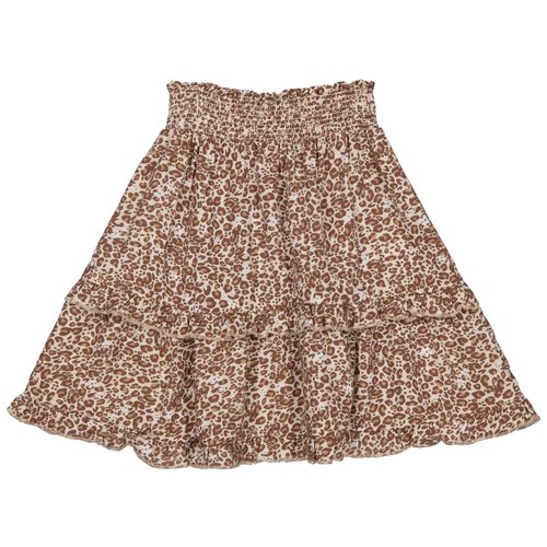 LEVV Levv meiden rok Trisja aop Brown Mocha Leopard