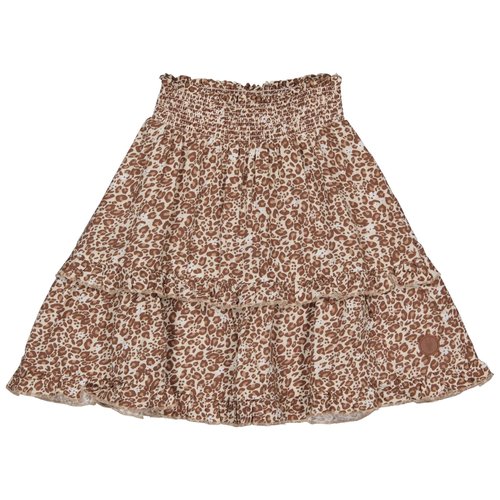 LEVV Levv meiden rok Trisja aop Brown Mocha Leopard