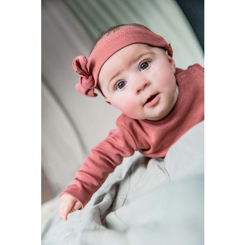 Quapi Quapi newborn baby meisjes haarband Poppy Pink Rose