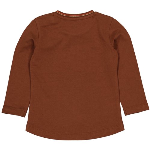 Quapi Quapi baby meisjes shirt Sarah Brown Rust