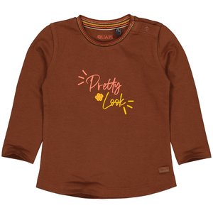 Quapi Quapi baby meisjes shirt Sarah Brown Rust
