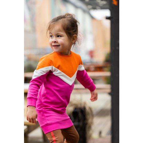 Quapi Quapi baby meisjes jurk Sally Pink Magenta