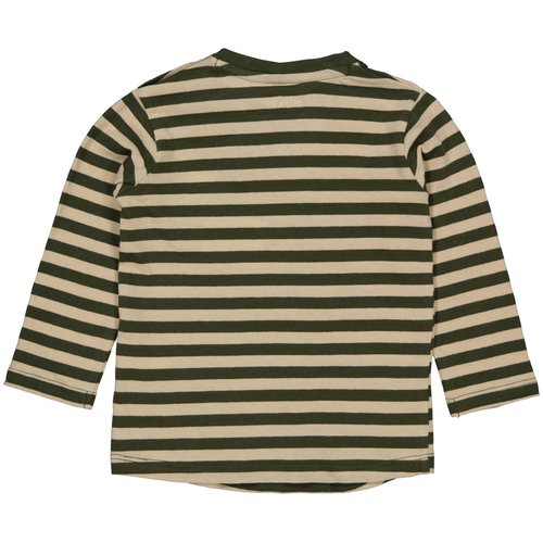 Quapi Quapi baby jongens shirt Samuel Green Wood Stripe