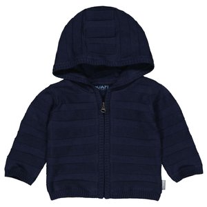 Quapi Quapi newborn baby jongens vest Pepijn Blue Navy