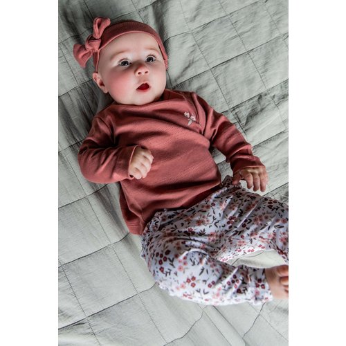 Quapi Quapi newborn baby meisjes shirt Petra Pink Rose