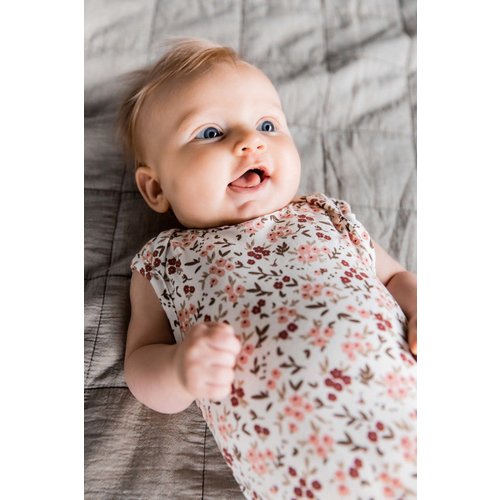 Quapi Quapi newborn baby meisjes romper Pip aop Multi Flower