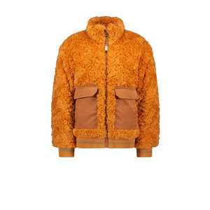 Moodstreet Moodstreet meisjes Teddy winterjas Warm Orange