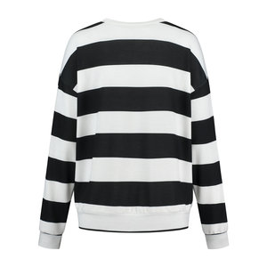 Divign The Diva Divign The Diva meiden sweater Stripe Black White