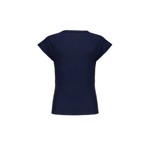 NoBell NoBell meiden t-shirt Kat rib Navy Moss