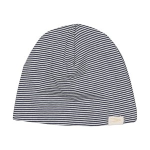 LEVV Levv newborn baby jongens muts Niels aop Blue Night Stripe