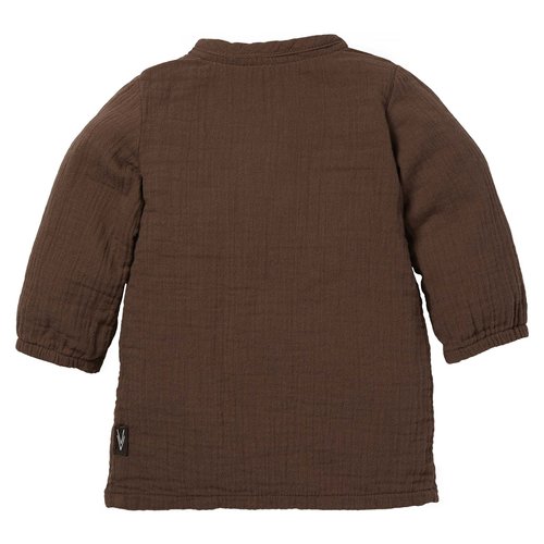 LEVV Levv newborn baby meisjes shirt Bea Brown Almond