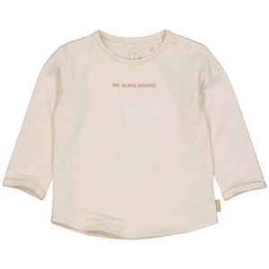 LEVV Levv newborn baby jongens shirt Daaf Creme