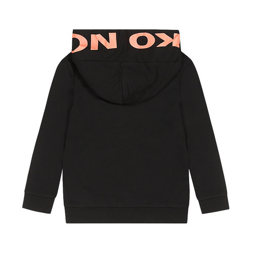 Koko Noko Koko Noko jongens hoodie met Coral details Black