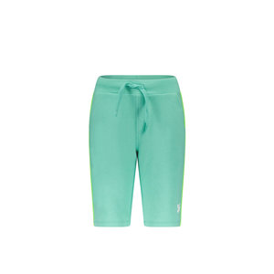 TYGO & vito TYGO & vito jongens korte joggingbroek met smalle bies Ice Green