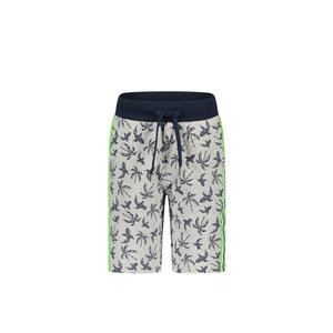 TYGO & vito TYGO & vito jongens korte joggingbroek Palmtree Grey Melee