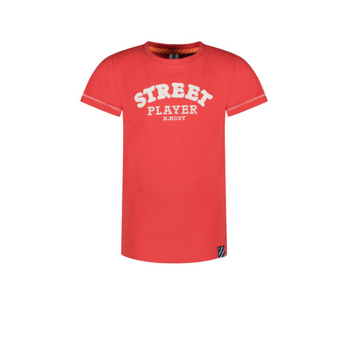 B.Nosy B.Nosy jongens t-shirt Street Player Tomato Red