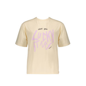 NoBell NoBell meiden t-shirt Keo boxy fit Lucky Star Pearled Ivory