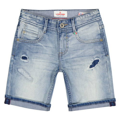 Vingino Vingino jongens korte jeans Carlton Light Vintage Vingino Vingino jongens korte jeans Carlton Light Vintage