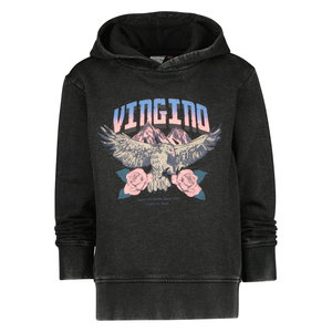 Vingino Vingino meiden hoodie Natali Washed Black