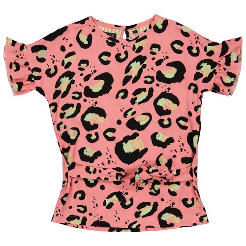 Quapi Quapi meisjes t-shirt Marisa aop Pink Poppy Animal
