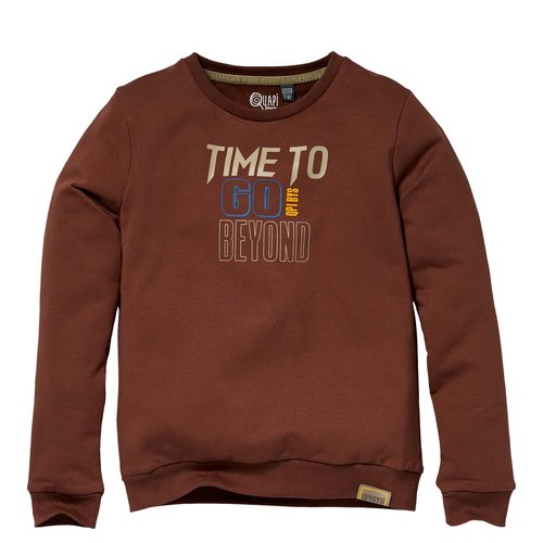 Quapi Quapi jongens sweater Kars Chestnut