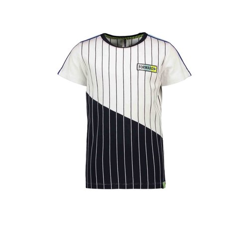 B.Nosy B.Nosy jongens t-shirt Forward Snow Stripe