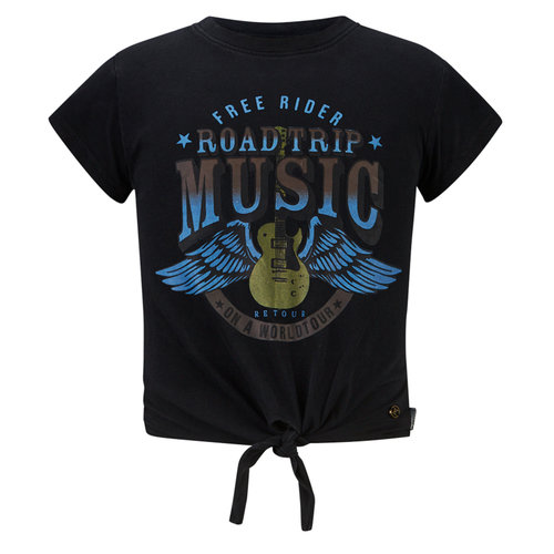 RETOUR Retour meiden t-shirt Kitty Black RETOUR Retour meiden t-shirt Kitty Black