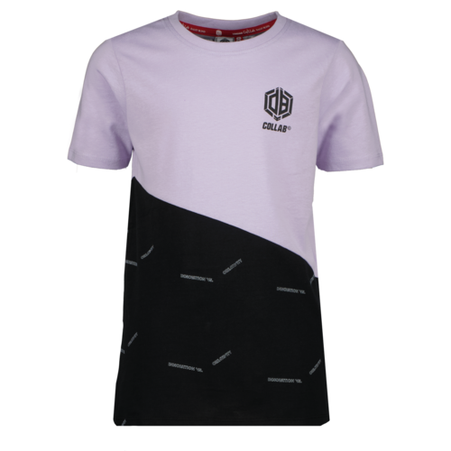 Vingino Vingino Daley Blind jongens t-shirt Haroon Grey Purple