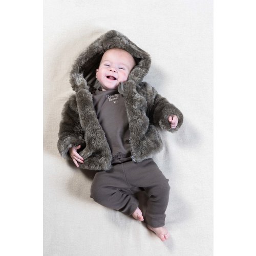 Quapi Quapi newborn baby meisjes vest River Taupe