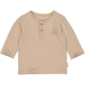 Quapi Quapi newborn baby jongens shirt Rafael Taupe