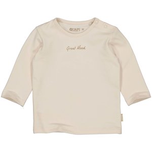 Quapi Quapi newborn baby unisex shirt Ralph Creme