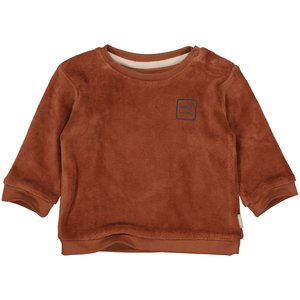 Quapi Quapi newborn baby jongens sweater Rein Camel