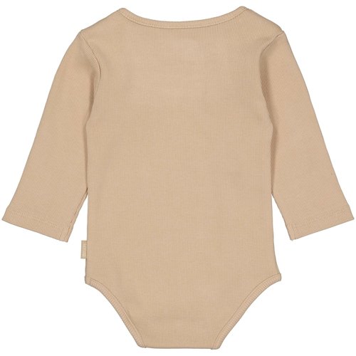 Quapi Quapi newborn baby jongens romper Taupe