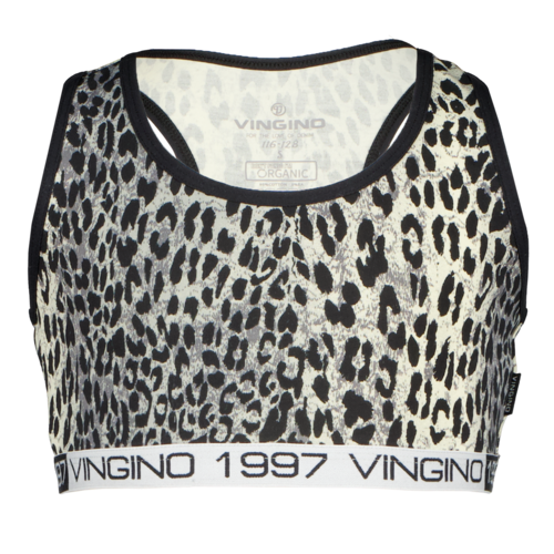 Vingino Vingino meiden ondergoed top Animal Deep Black