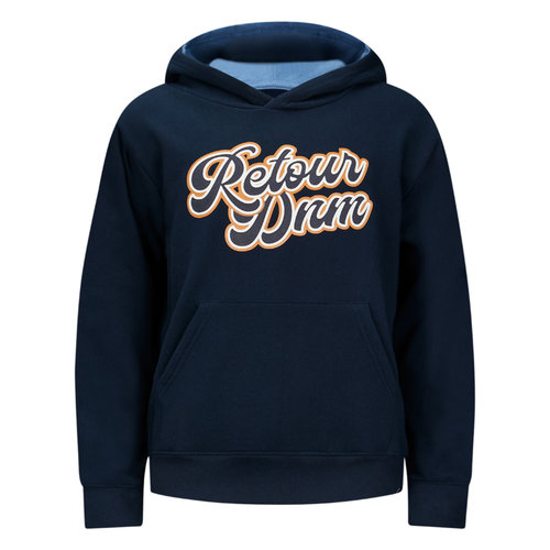 RETOUR Retour jongens hoodie Jacob Dark Navy