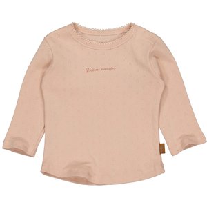 Quapi Levv newborn baby meisjes shirt Elke Pink Rose