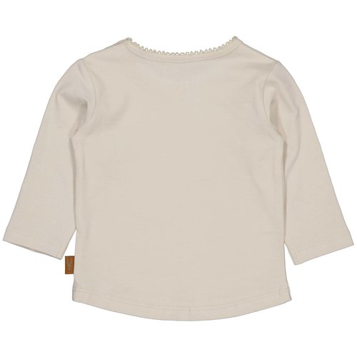 Quapi Levv newborn baby meisjes shirt Ellen Grey Sand