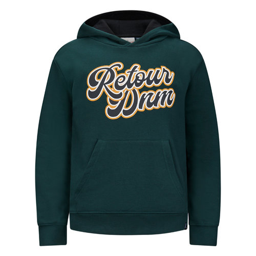 RETOUR Retour jongens hoodie Jacob Hunter Green